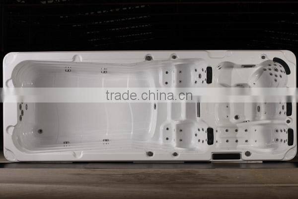 JY8001 endless swimming pool whirlpool massage swim spa outdoor