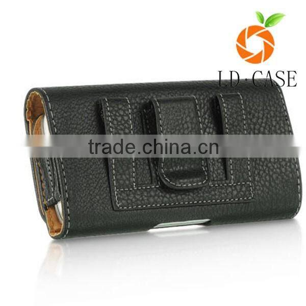 Vertical leather belt clip flip wallet case for LG G5 with credit Card slots