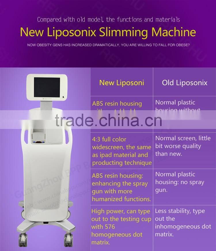 Hot beauty salon products hifu liposonic