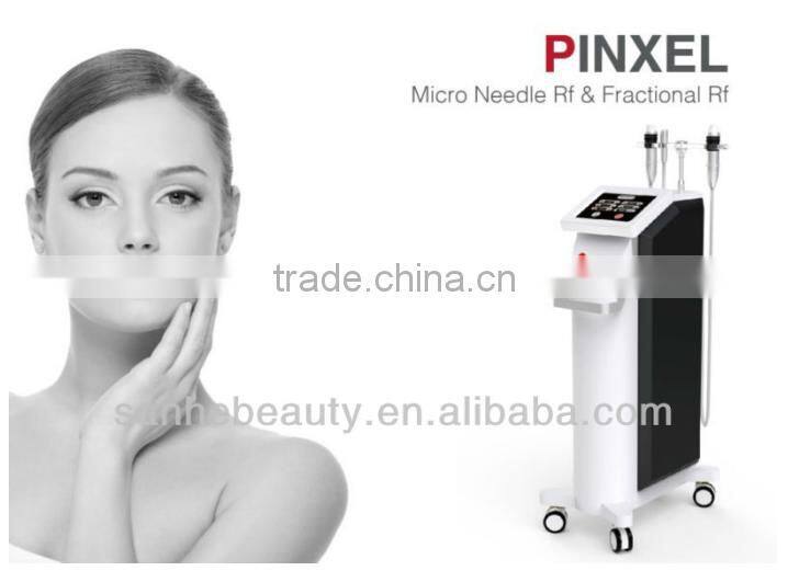 Pinxel-2 fractional rf microneedle/bipolar fractional rf microneedle machine/ce approved rf fractional microneedle