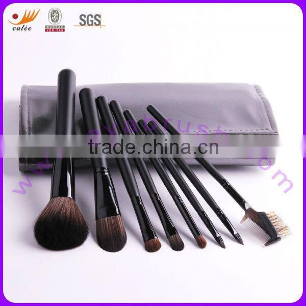 Colorful of synthetic hair brush set with 8 piece