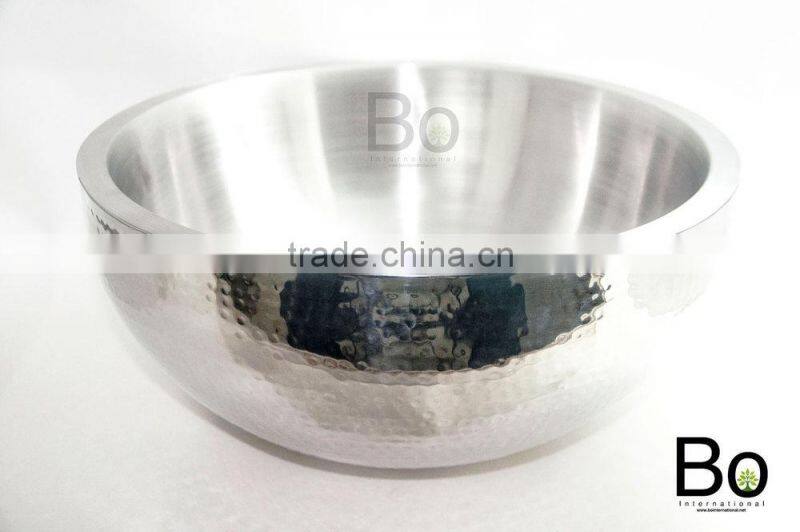 Designer Double Wall Stainless Steel Bowl Insulated