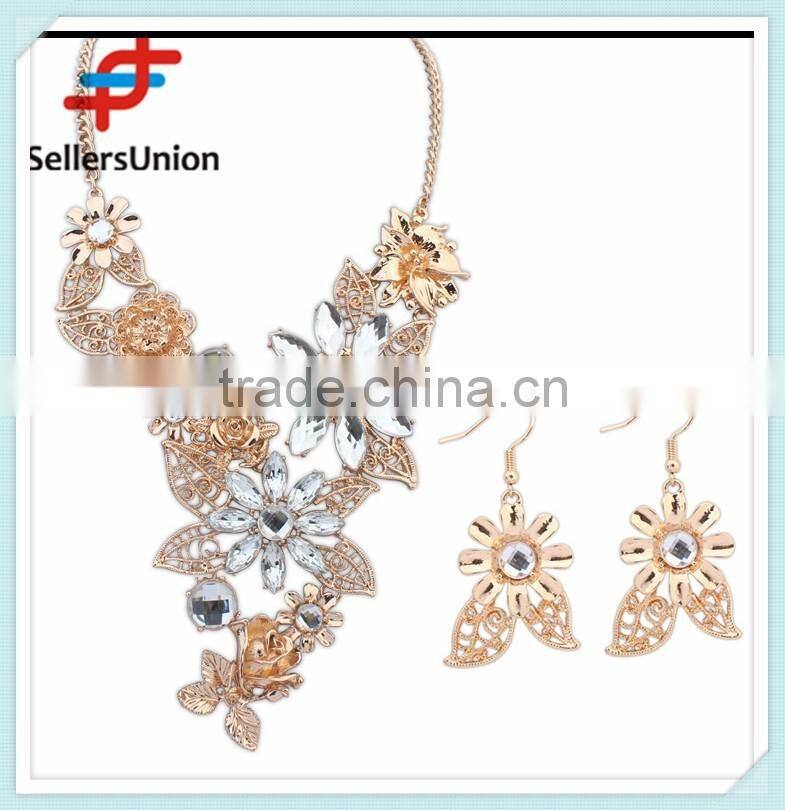 No.1 yiwu exporting commission agent wanted fashion women jewelery set for parties