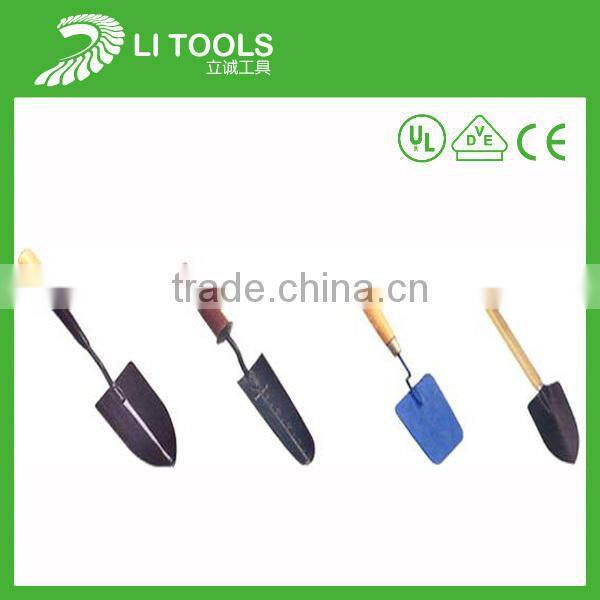hand mini multifunction garden weeding tool of wood handle