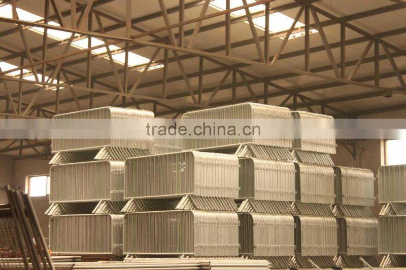 discount hot dipped galvanized after welding tube frame crowd control barrier road barrier steel barrier