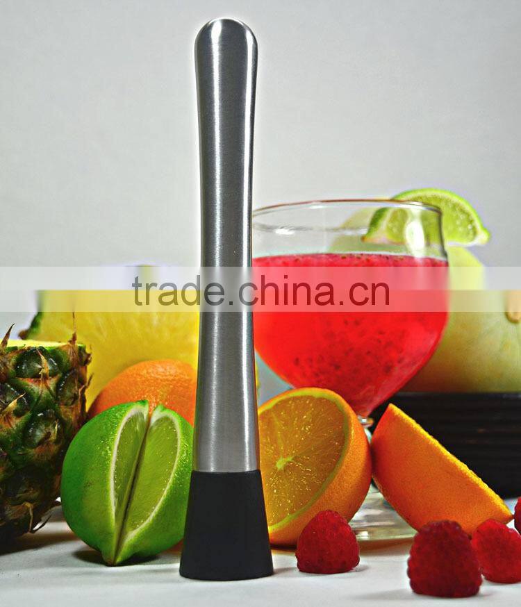Fruit crusher masher drink mullder bar tool cocktail muddler