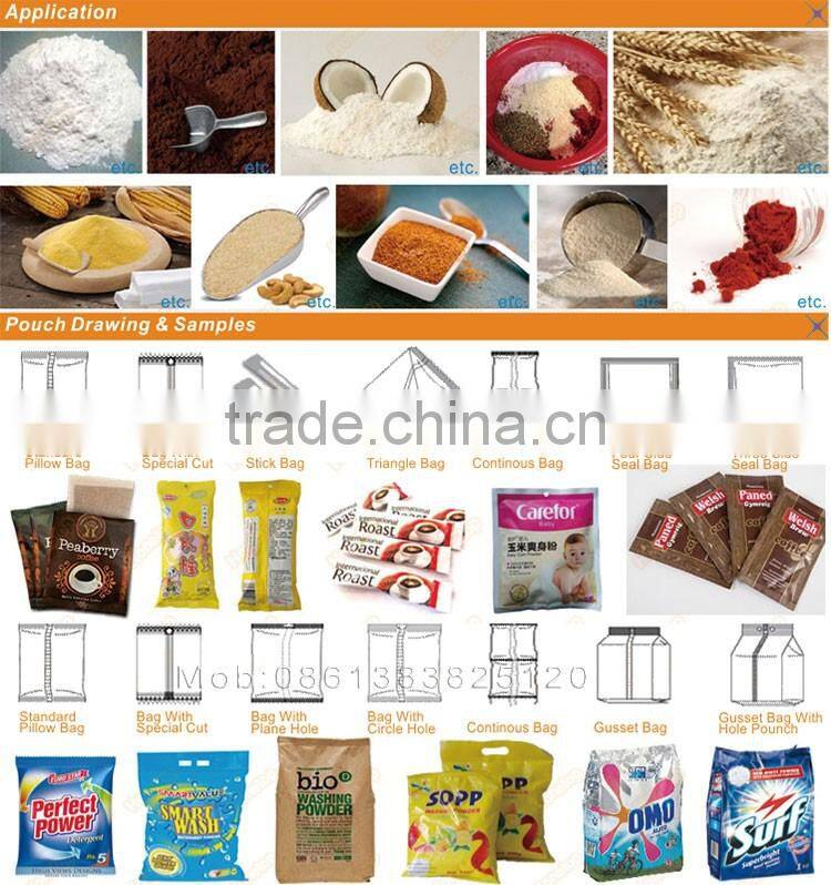 Vertical Volumetric Filling Detergent Washing Powder Packing Machine