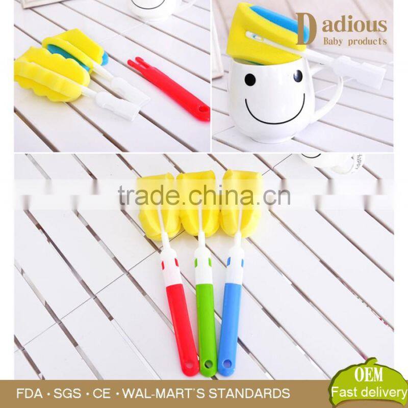 durable baby cleaning brus high quality baby bottle nylon brush