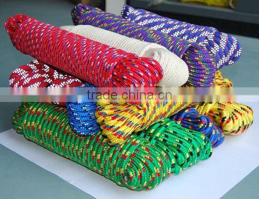 Assorted Color high quality nylon braided cordage with good performance