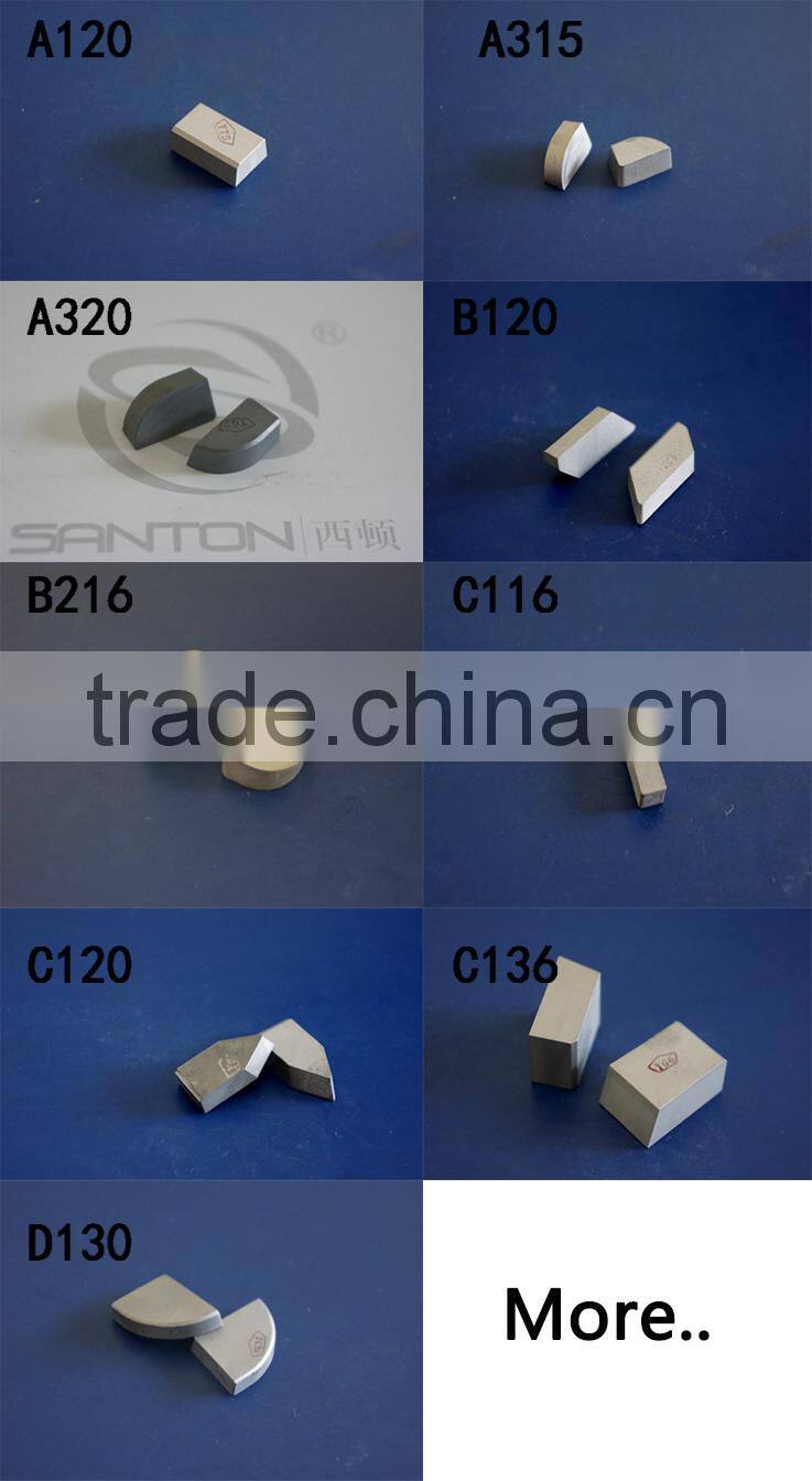 hot sale traditional welding type cemented tungsten carbide brazed tips solid quality as Japan Swedish Sweden industry use china