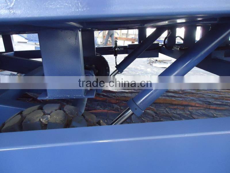 Mobile Dock Ramp For Container Load And Unload With Forklift