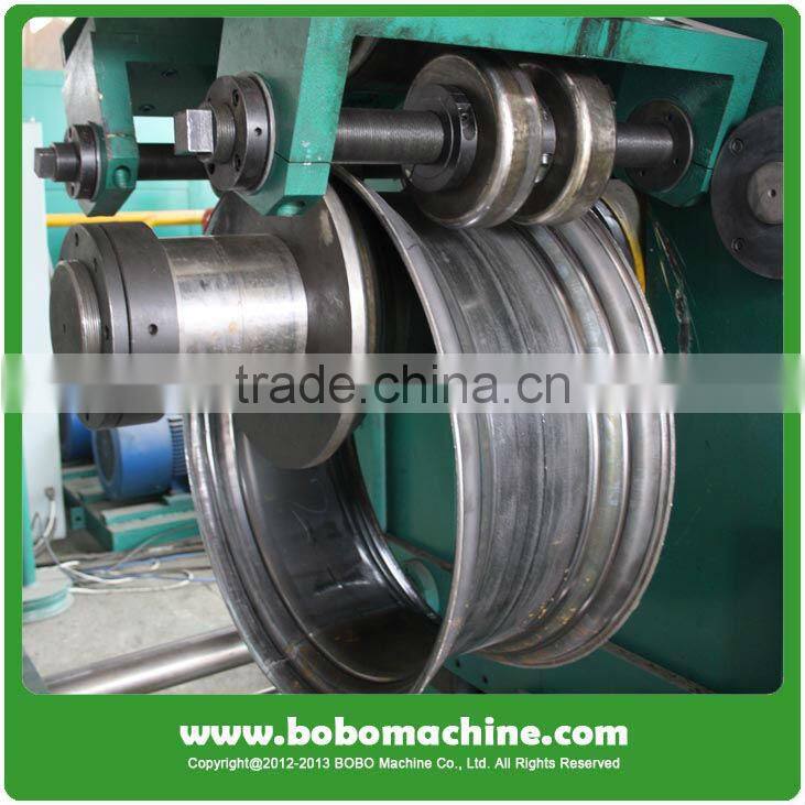 Steel wheel and rim machine