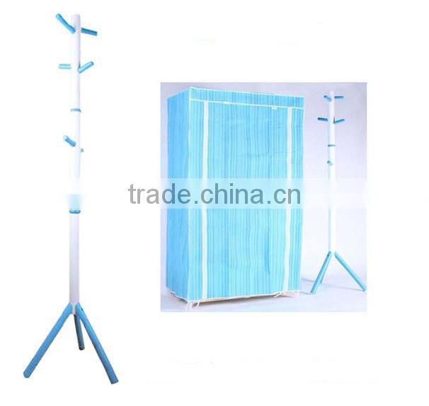 household pratical solid wood clothes tree on the floor