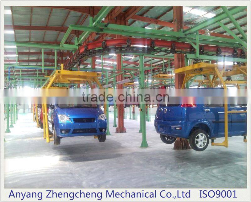 various custom made assembly line