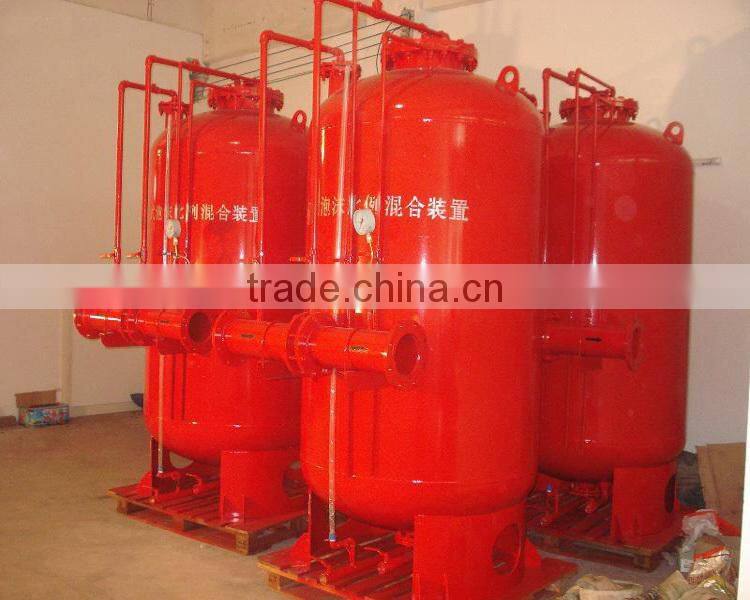 Foam extinguishing system fire foam bladder tank