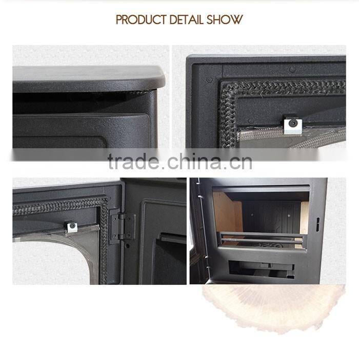 2016 popular sale 10 kw wood fireplace cast iron wood stove fireplaces with good price
