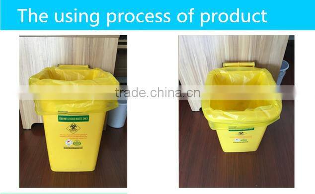 50liter handing plastic recyclable bin, waste can with wheelie outdoor