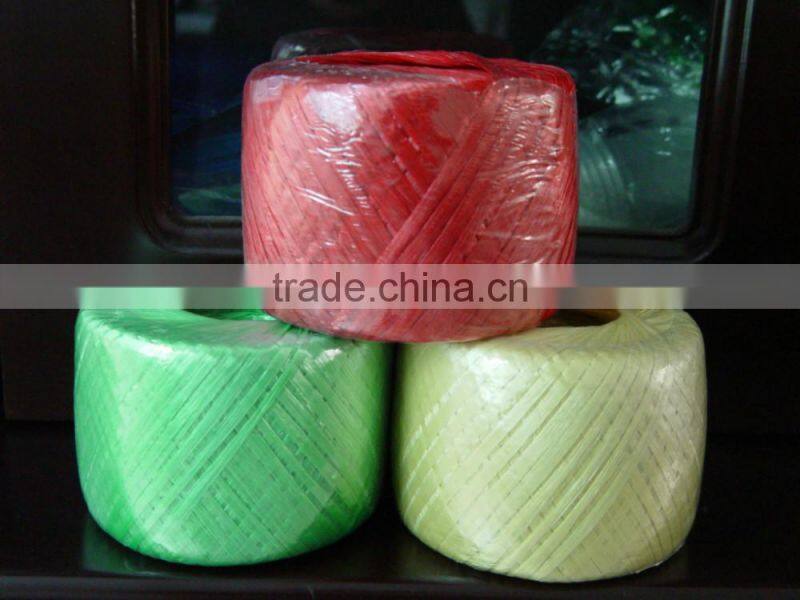 China professional PP PE hot sale split film yarn ball making machine