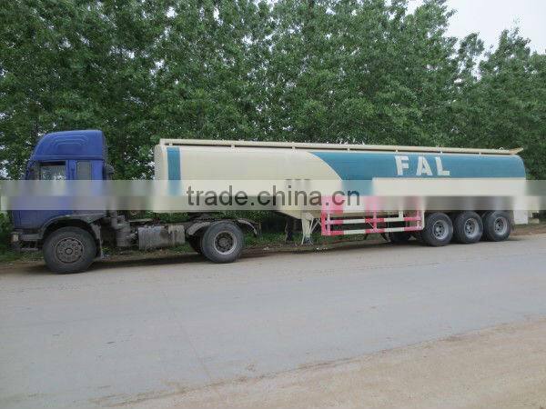 3 Axles Fuel Tank Trailer Truck 42000L with SHACMAN Tractor
