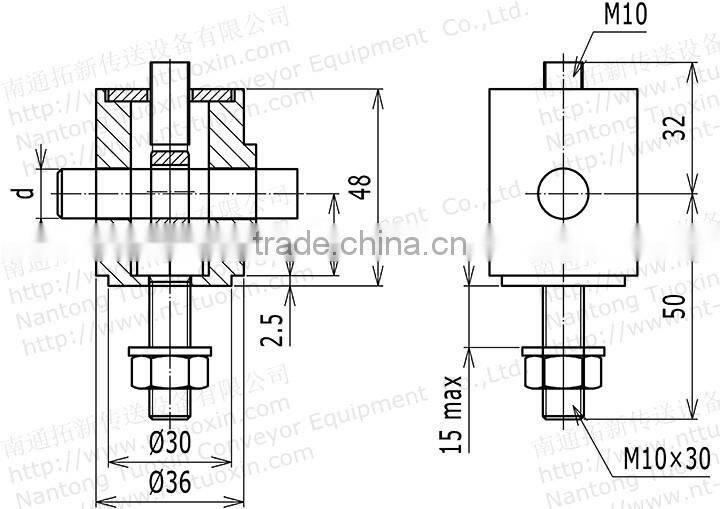 Conveyor Components, TX-250 Swivel Head