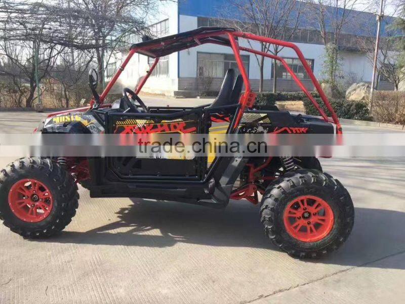 2017 Newest color-process 400cc go kart with LED roof lights (TKG400-A4)