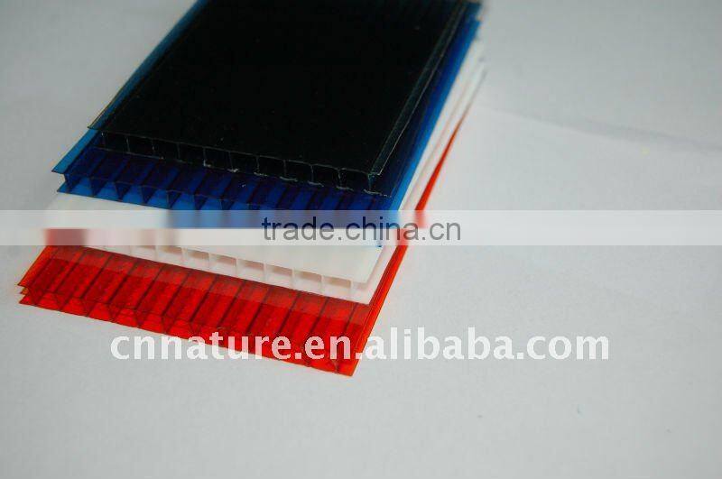 10 years warranty polycarbonate hollow sheet for greenhouse