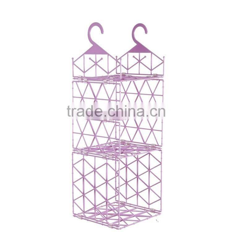 DIY Plastic Hanging Storage Organizer