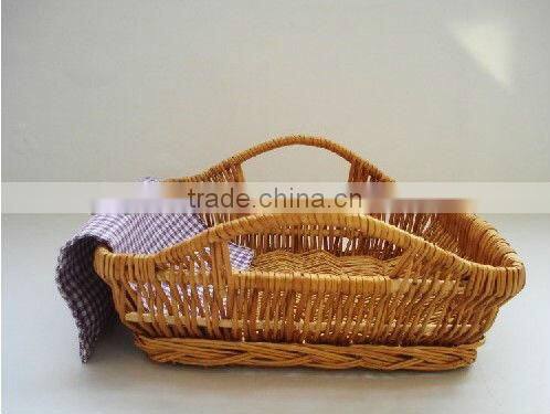 2014 Natural empty wholesale bread baskets with handmade