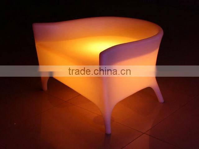 White Plastic Ottoman for Nightclub LGL61-9521