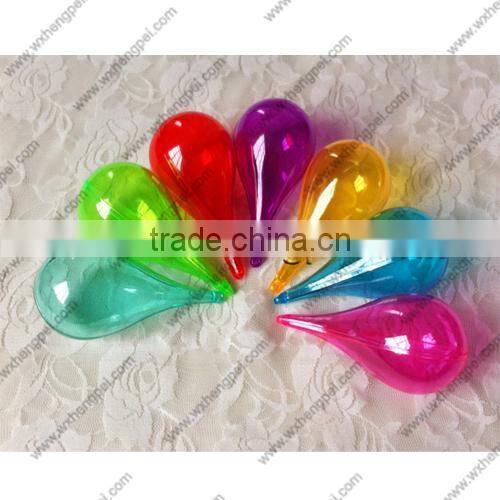 Cleverish portable cute transparent drip plastic storage jewelry wedding box kit