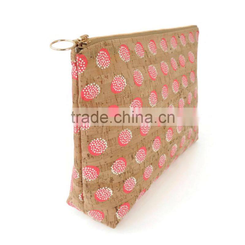 Custom Print Natural Portugal Rustic Cork Bag Handbag for ladies