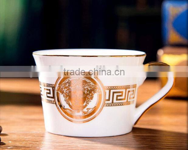 European royal style Bone China Tea Set coffee ceramic coffee cup and saucer sets porcelain gift sets