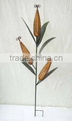 corn metal plant stakes for garden decoration