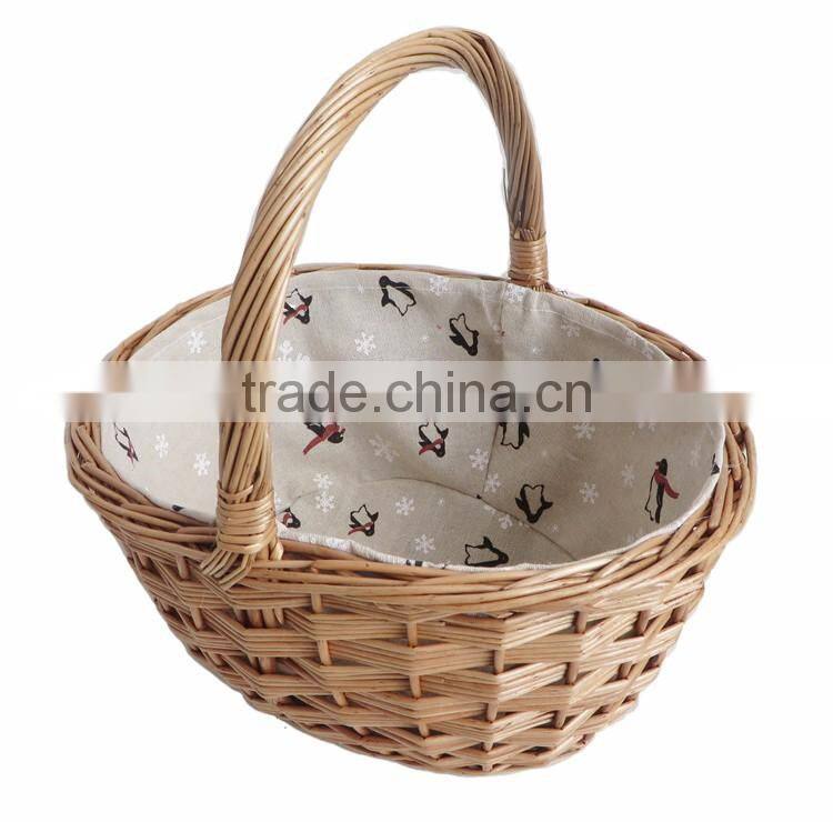 Hanging Food Storage Baskets Fruit Wicker Basket Storage