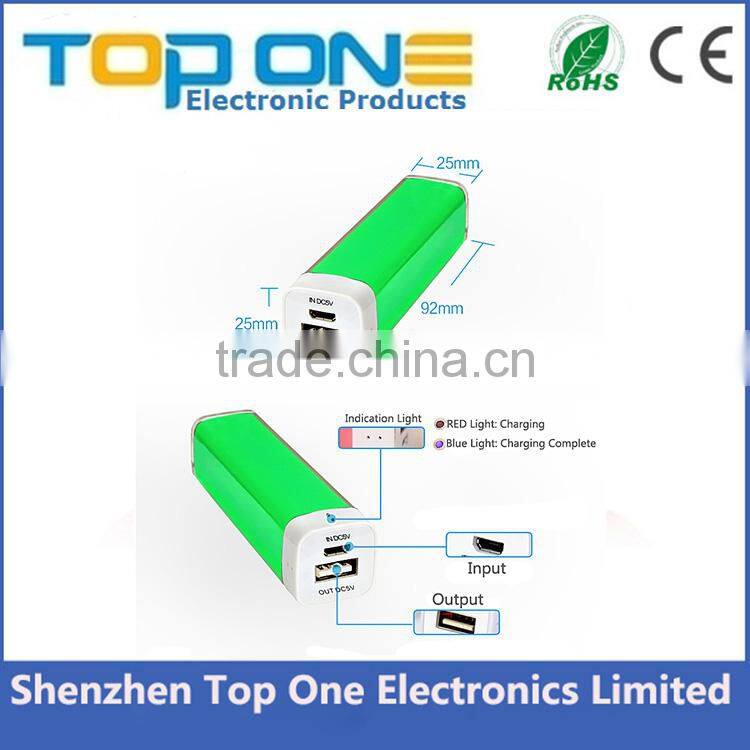 New product for 2016 Best Christmas gift promotion power bank 2600mah gift