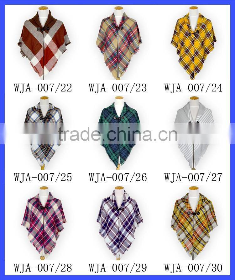 2016 Bohemia Knitted Shawl Winter Shawl And Poncho Vintage Baby Girls Shawls