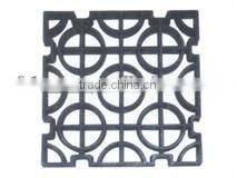 decorative metal casting iron square tree grates in china