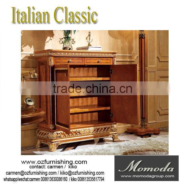 YB62 Home Use European Classical Living Room Furniture Wall Wine Cabinet