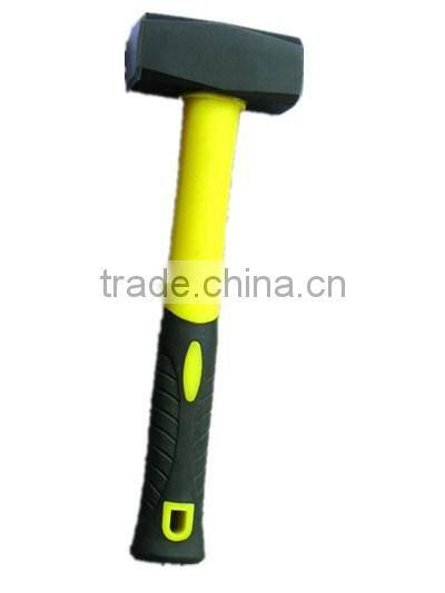 Supply and wholesale Stone Hammer with fiber glass handle
