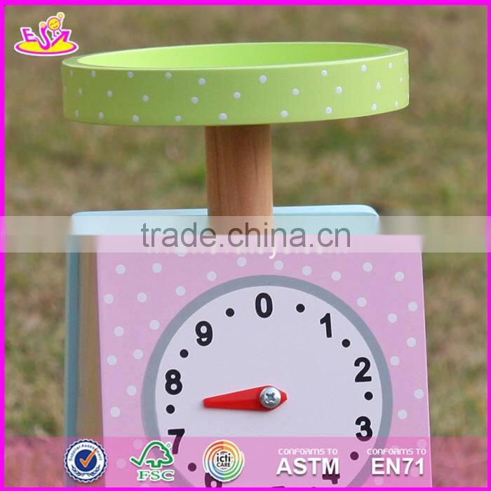 2017 New products children pretend play wooden scale toy W10D150