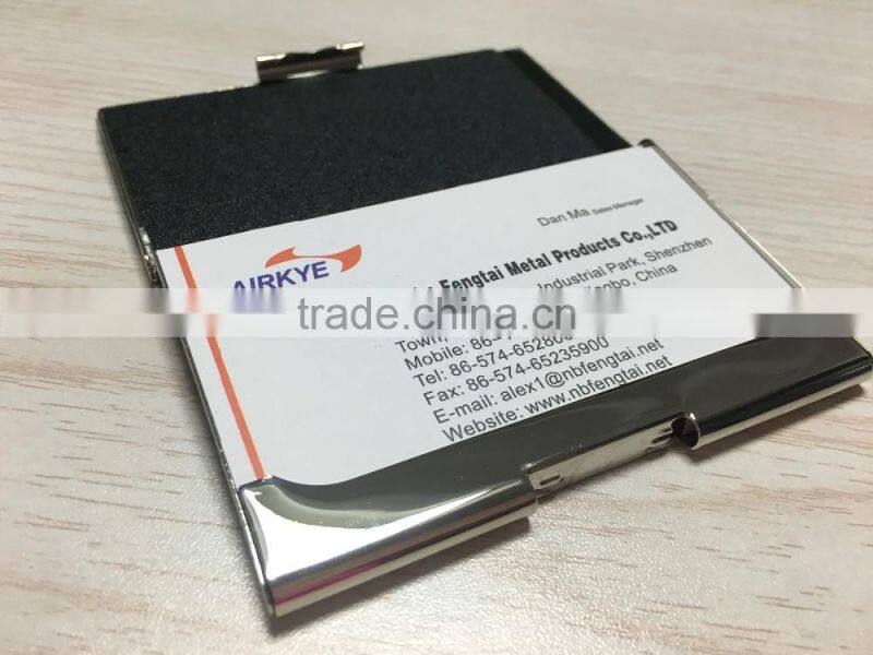 High quanlity Stainless Steel metal business card holder