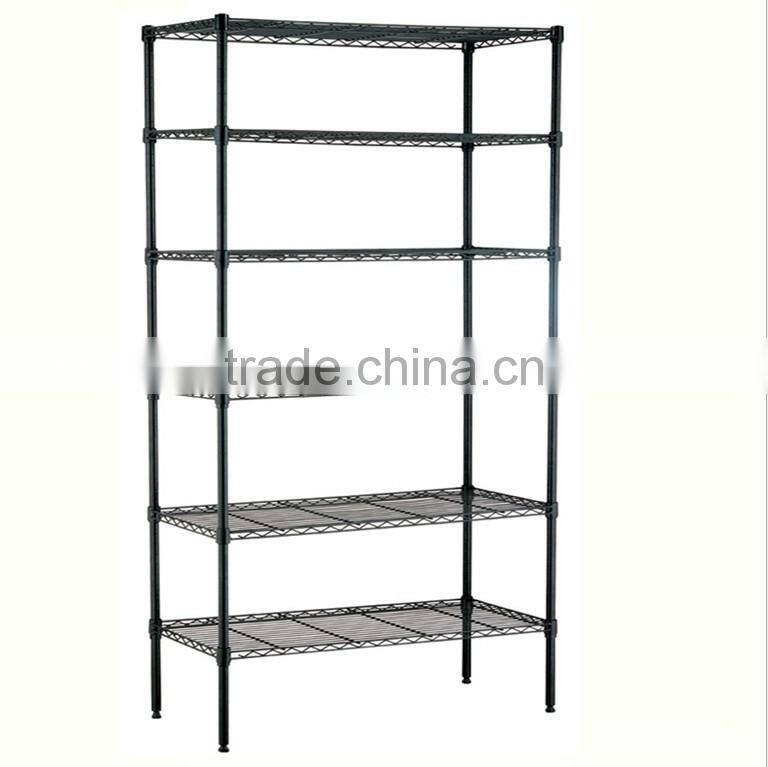 hot sale!! EU and USA fashionable model and classic 6 layer wire shelving