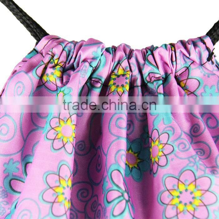 Polyester sports drawstring bag