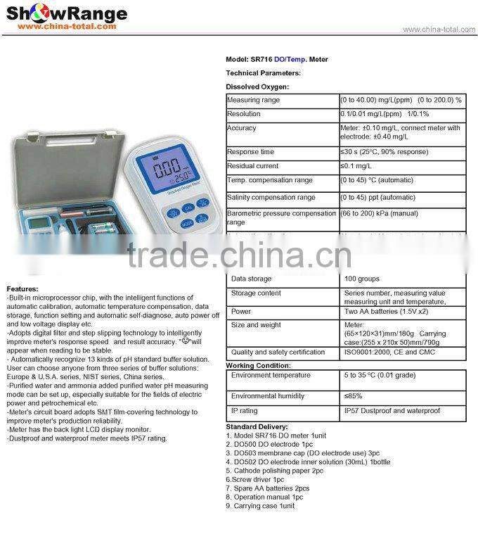 PH meter, water quality meter