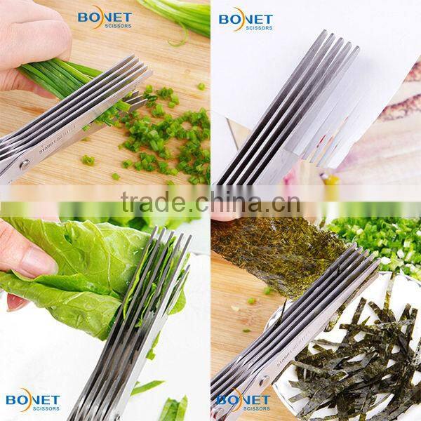 S97014 8-3/4" professional Herb Scissor 5 blade