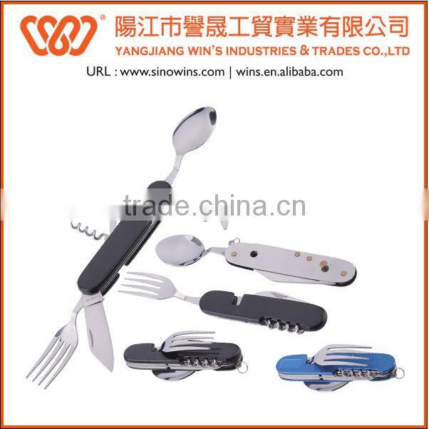 A21-106ALL Super Quality Stainless steel Camping Tool with Aluminum Chip Handle