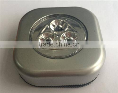 super 3 LED push light for home and camping