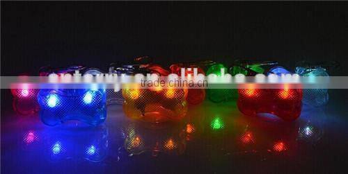 bone style color changing pet safety LED light