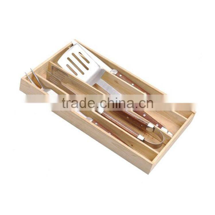 High quality 3pcs stainless steel barbecue tool set
