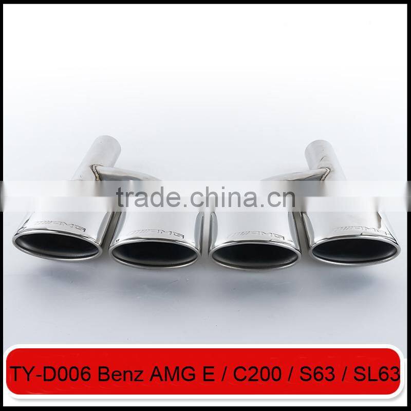 auto exhaust tip for ben z amg Eclass S63 SL63 C200